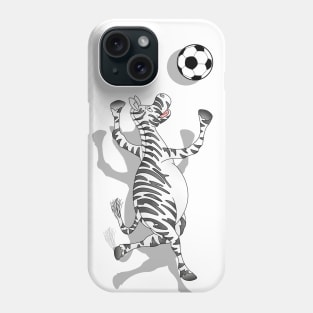 Zebra Football Phone Case