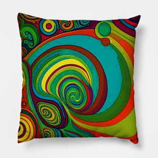 All The Groovy Colors 1110 Pillow