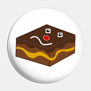 Chocolate Squared Pin