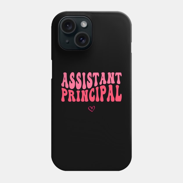 Groovy Assistant Principal Funny School Worker Assistant Phone Case by Flow-designs