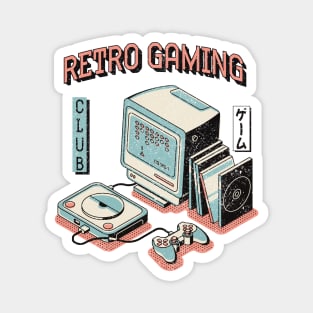 retro gaming club Magnet