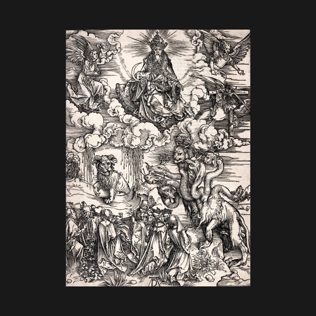 High Resolution Albrecht Dürer The Beast With Seven Heads 1497 by tiokvadrat