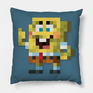 SpongeBob low-res pixelart Pillow