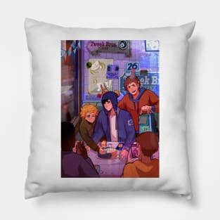 Coffee Shop Corner Pillow