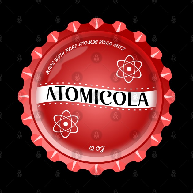 Atomicola Soda Cap (Back Print) by TaliDe