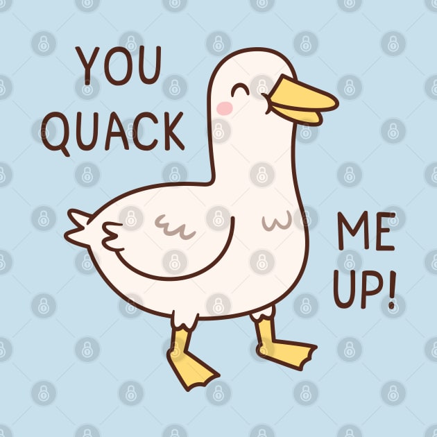 Cute Duck You Quack Me Up by rustydoodle