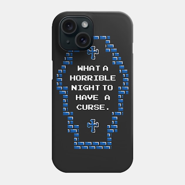 What a horrible night Phone Case by RetroPixelWorld