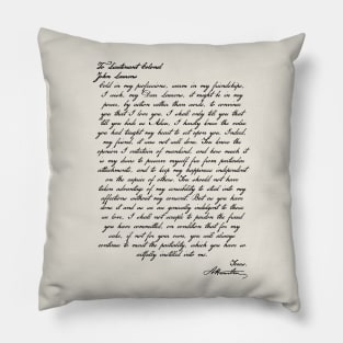 Alex & John letters Pillow