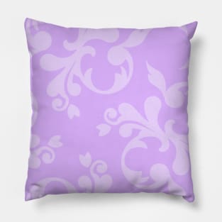 Light Purple Scrollwork Pillow