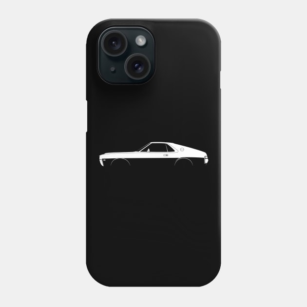 AMC AMX Silhouette Phone Case by Car-Silhouettes