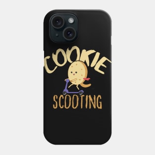 Funny E-Scooter, Cute Kawaii Cookie Driving Scooter Phone Case