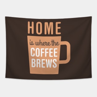 Home Is Where The Coffee Brews Tapestry