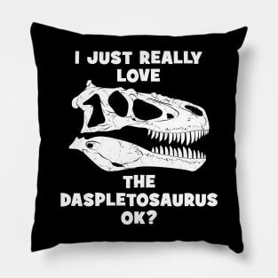 Daspletosaurus fossil skull Pillow