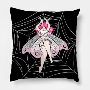 Moth girl Pillow