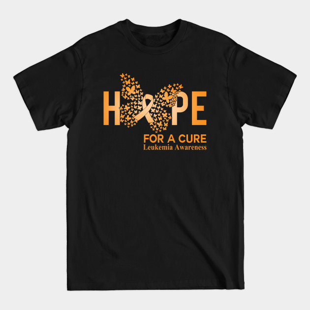 Disover Hope For A Cure Butterfly Gift Leukemia 2 - Leukemia - T-Shirt