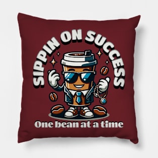 Sippin On Success Pillow