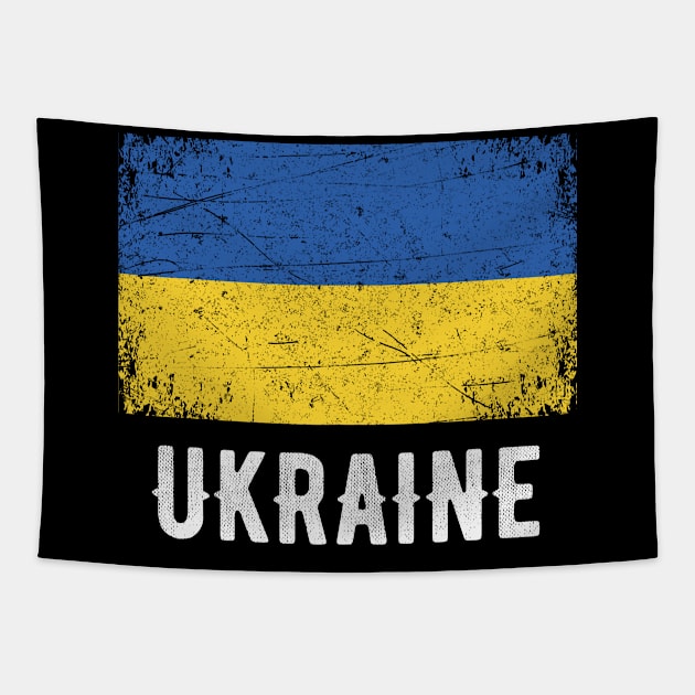 Ukraine Flag Tapestry by paola.illustrations