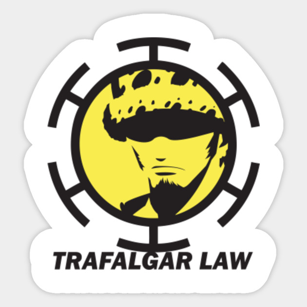 Trafalgar Law One Piece Trafalgar Law Sticker Teepublic