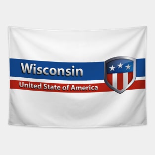 Wisconsin - United State of America Tapestry