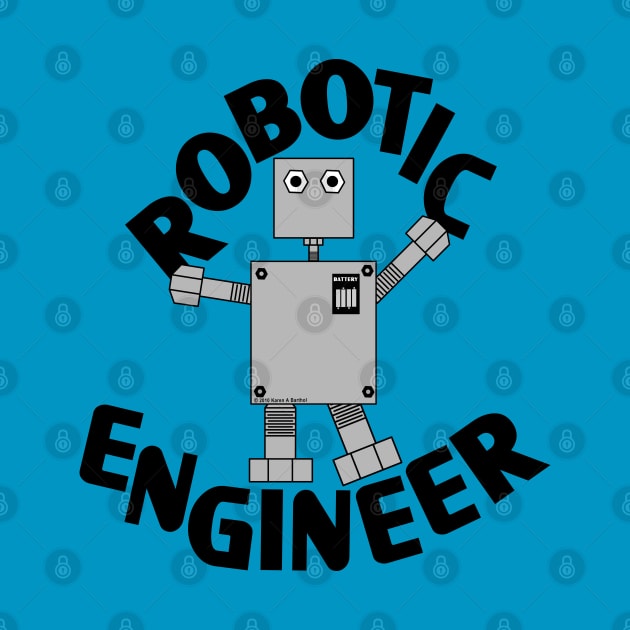 Robotic Engineer Text by Barthol Graphics
