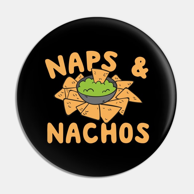 Naps & Nachos Pin by thingsandthings