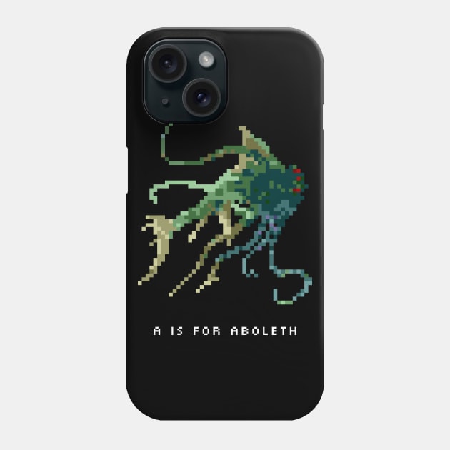 A is for Aboleth Phone Case by ClarkStreetPress