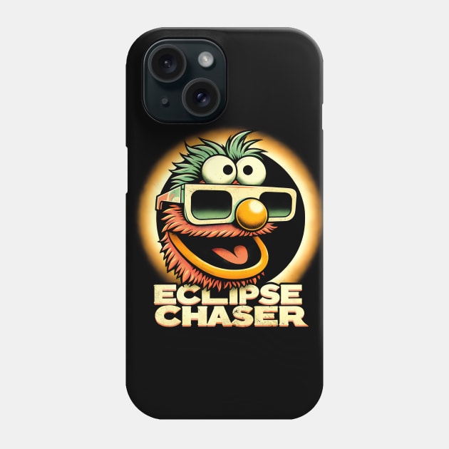Eclipse Chaser 2024: Muppet & Total Solar Eclipse Adventure Shirt Phone Case by Klimek Prints