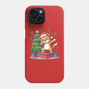 Kitty Dab Vibes: Cat in Christmas Sweater T-Shirt Phone Case