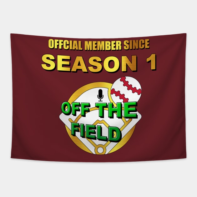 Off The Field Season 1 Member Tapestry by  Austin kleschka