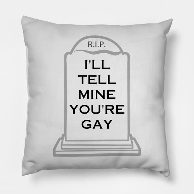 Picture To Burn Pillow by Likeable Design