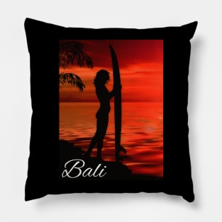 Bali Surfing Pillow