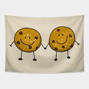 cute chocolate chip cookie Tapestry