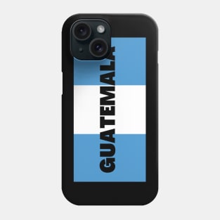 Guatemala in Guatemalan Flag Colors Phone Case