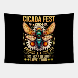 Brood Xix Brood Xiii Year Of The Cicada 2024 Tapestry