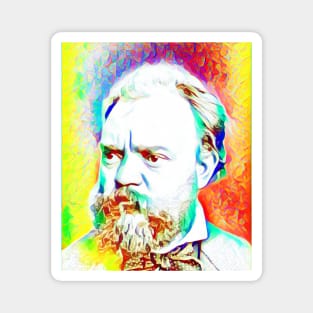 Antonín Dvořák Colourful Portrait | Antonín Dvořák Artwork 10 Magnet