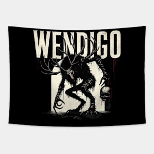 Wendigo Monster Tapestry