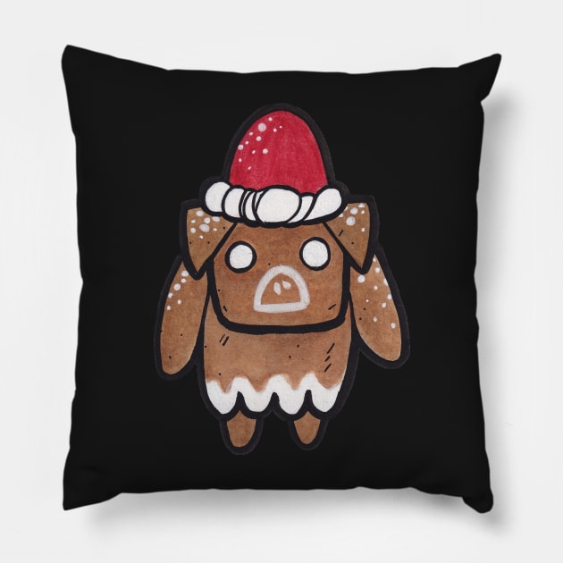 Gingerbread Pig Fanart Pillow by Myrtille-chan