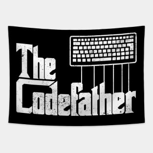 Funny Programmer Dad The Codefather Coder Tapestry