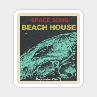 beach house retro design Magnet