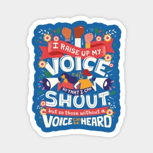 Raise Your Voice v2 Magnet