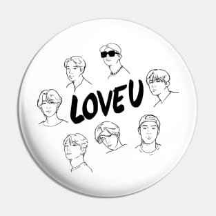 MONSTA X LOVE U Pin