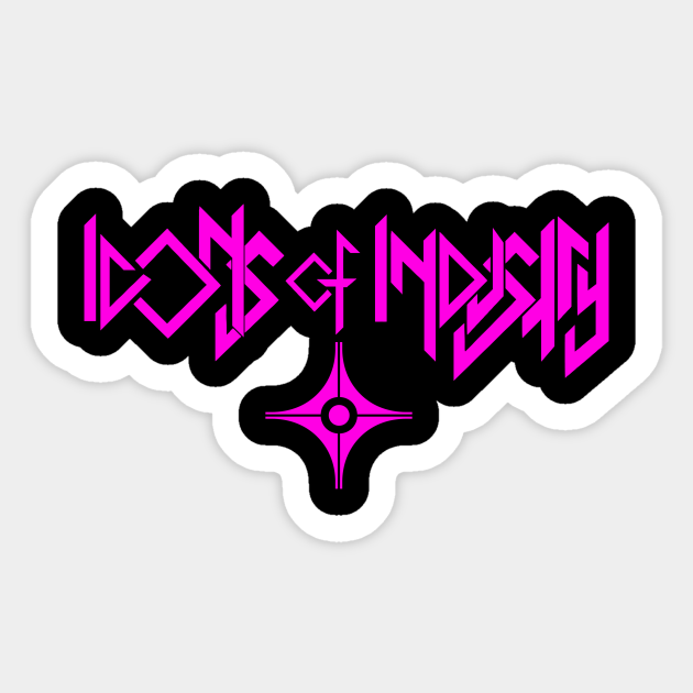 Band Banner (Pink) - Icons Of Industry - Sticker
