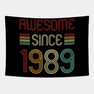 Vintage Awesome Since 1989 Tapestry