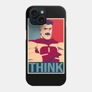 Omni-Man - Think Poster Phone Case