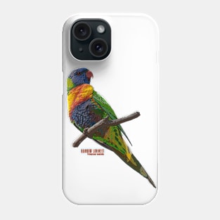 Rainbow Lorikeet_02C Phone Case