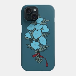 Nemophila Menziesii Mini Phone Case