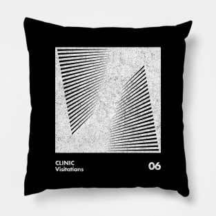 Clinic / Visitations / Minimal Graphic Design Tribute Pillow