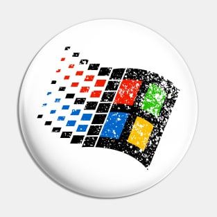 Retro Windows Logo Pin