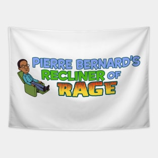 Recliner of Rage Logo Tapestry