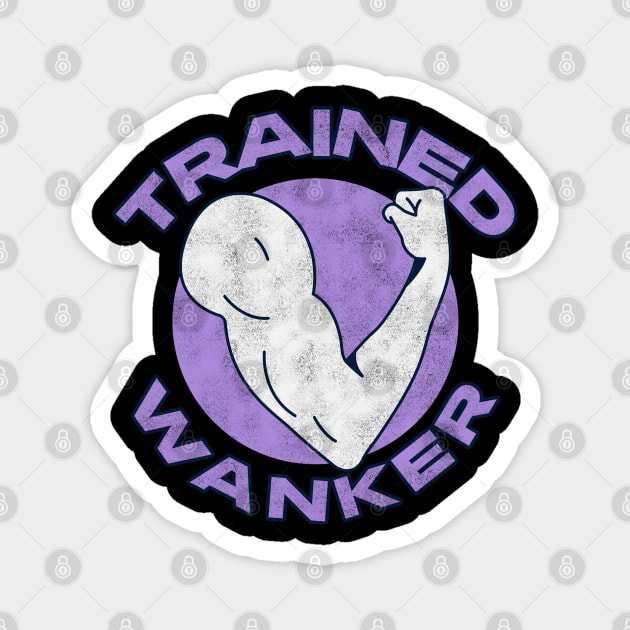 Funny Gym Parody Logo Magnet by Stylecombinator
